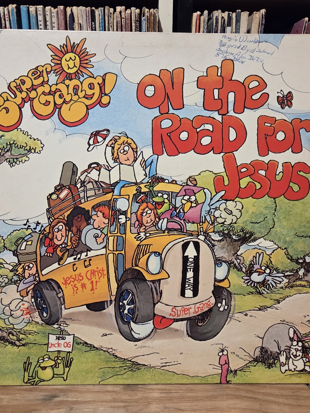 Super Gang! On the Road For Jesus vintage vinyl sunday school classics